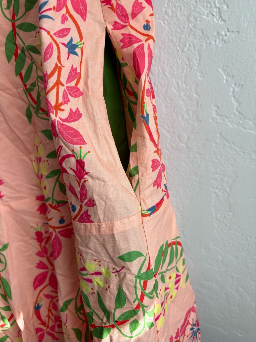 ❤️NEW entro Pink Floral Scallop-Trim Dress - Picture 5 of 12